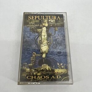 Sepultura Chaos AD Cassette Sealed Roadrunner Records Death Metal 1993